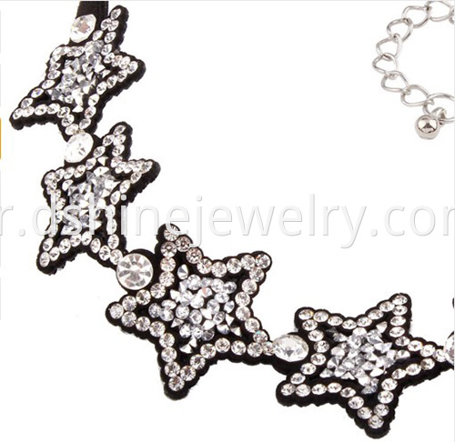 Crystal Star Velvet Choker